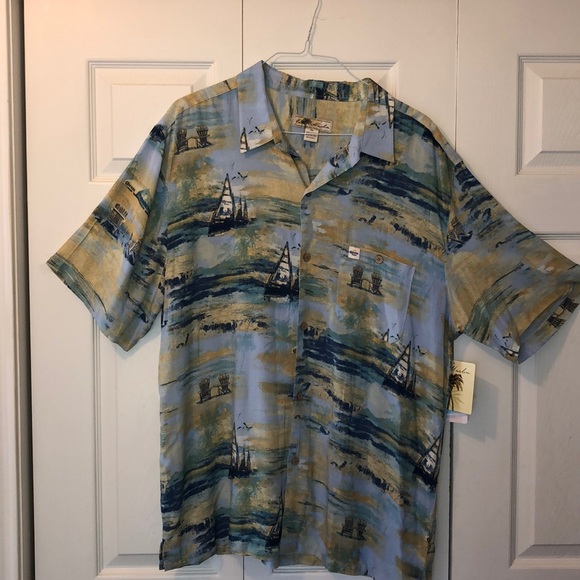 NWT Joe Marlin Hawaiian Men’s Shirt - Picture 1 of 7